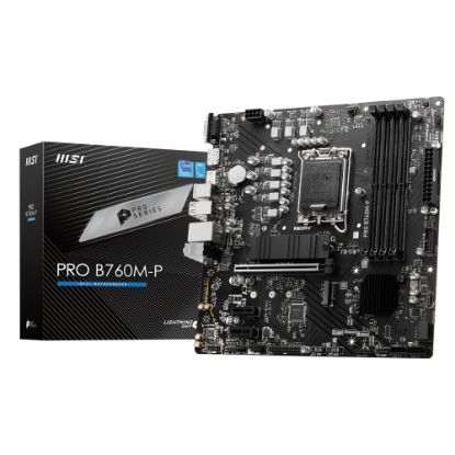 Msı Pro B760M-P Intel B760 Soket 1700 DDR5 6800(OC)MHz mATX Gaming (Oyuncu) Anakart resmi