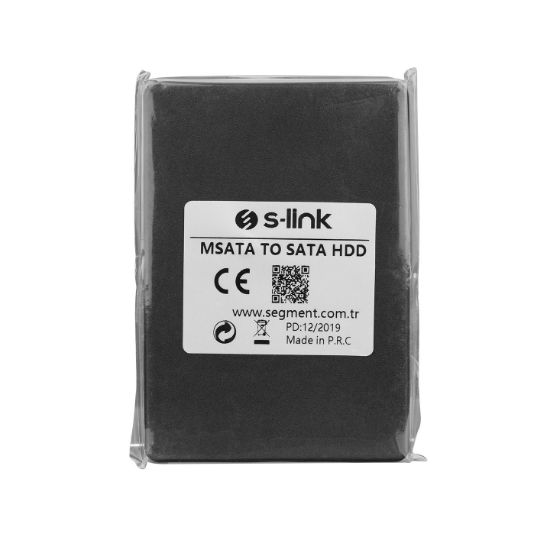 S-link MSATA TO SATA Harici 2.5" Siyah Hdd Kutusu resmi