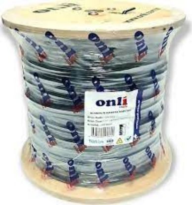 Onli ON-5001 2+1 1x0,50 mini Coax 2x0,50mm 500 metre CCA Kamera Kablosu resmi
