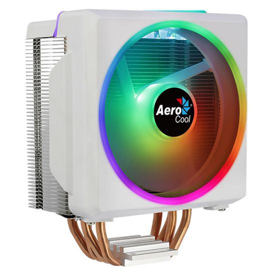 Aerocool AE-CC-CYLN4F-W Cylon 4F Beyaz 12cm ARGB Şeffaf Fan İşlemci Soğutucu resmi