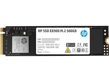 Hp 500GB EX900 M.2 PCIe 3.0 x4 NVMe 3D TLC NAND Internal 2100 MB/1500 MB 2YY44AA Ssd Harddisk  resmi