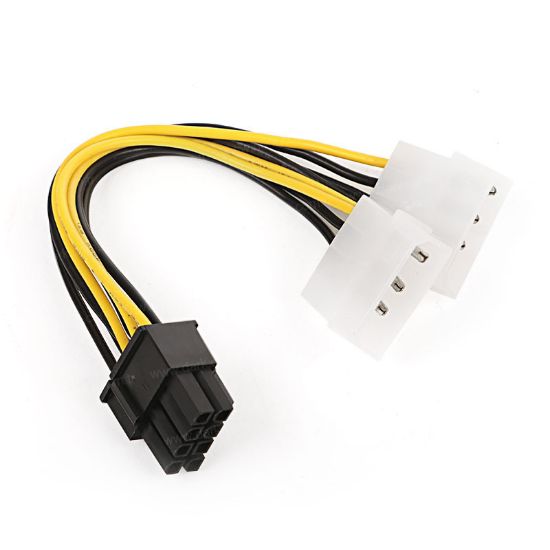 Dark DK-CB-P104 2x Molex 4Pin to 6+2Pin PCI-E Dönüştürücü Kablo resmi