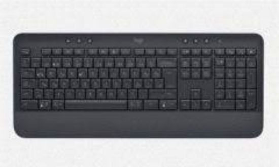 Logitech 920-010919 K650 Signature Bilek Destekli Kablosuz Siyah Q Klavye resmi