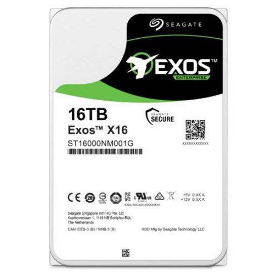 Seagate 16TB EXOS ST16000NM000J 3.5 256MB 7200RPM SATA3 NAS Sabit Disk (İthalat) resmi