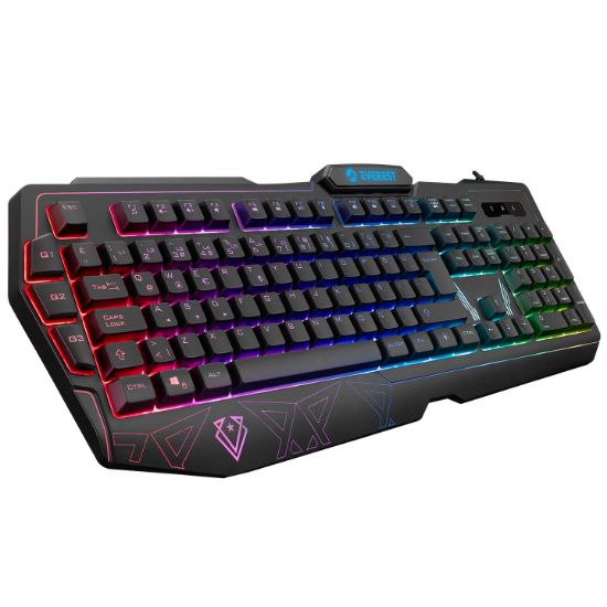 Everest KB-GX61 FORMULA USB RGB Aydınlatmalı 3 Makro Tuşlu Bilek Destekli Gaming Oyuncu Klavyesi resmi