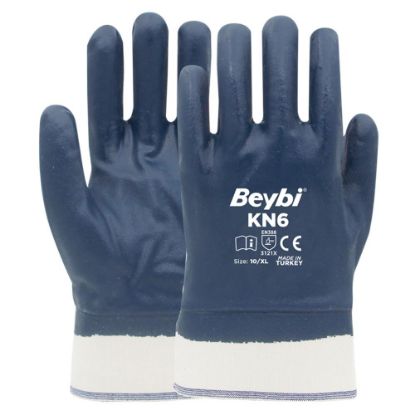 Beybi KN6 10 Beden 12li Petrolcü Eldiveni (3121X) Şardonlu resmi