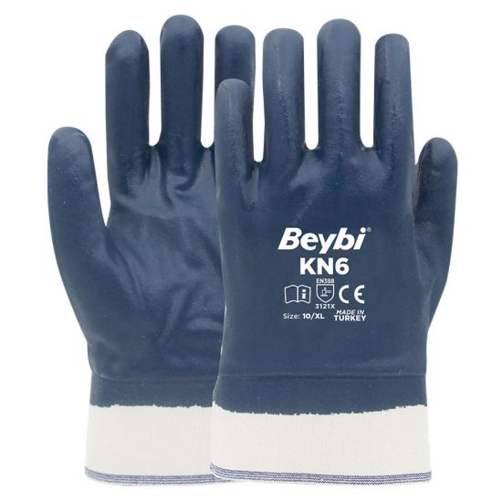 Beybi KN6 10 Beden 12li Petrolcü Eldiveni (3121X) Şardonlu resmi