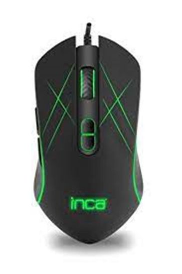 Inca CHASCA Img-039t 3200Dpı  Örgülü 6 Led RGB SOFTWEAR- SİLENT Gaming Mouse (1,65Mt Örgülü Kablo)  resmi