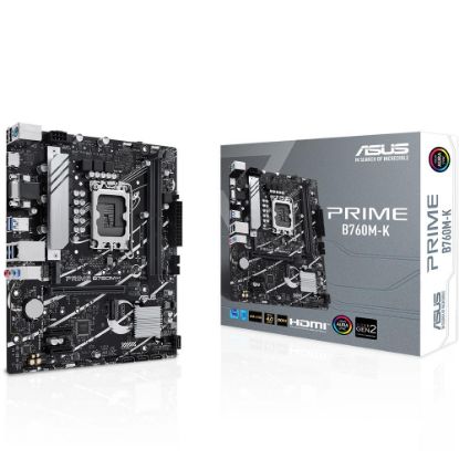 Asus Prime B760M-K D5 Intel B760 Soket 1700 DDR5 8000(OC)MHz mATX Gaming (Oyuncu) Anakart resmi