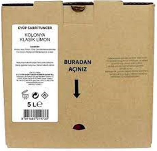 Eyüp Sabri Tuncer 5lt Limon  Kolonyası (5lt Bag IN Box Endüstriyel) resmi