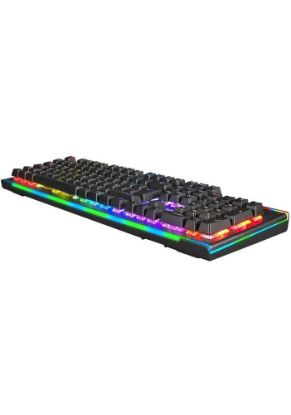 GameBooster G906B Spectrum Rainbow Aydınlatmalı Bileklikli Mekanik Oyun Klavyesi resmi