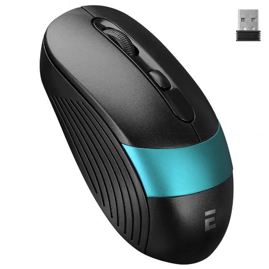 Everest SM-18 Usb Siyah/Mavi 2.4Ghz Optik Kablosuz Mouse resmi