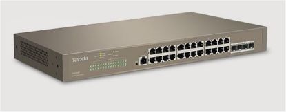 Tenda TEG3328F 24 Port 10/100/1000 Switch 4 Port SFP L2 Çelik Kasa Rack Mount resmi
