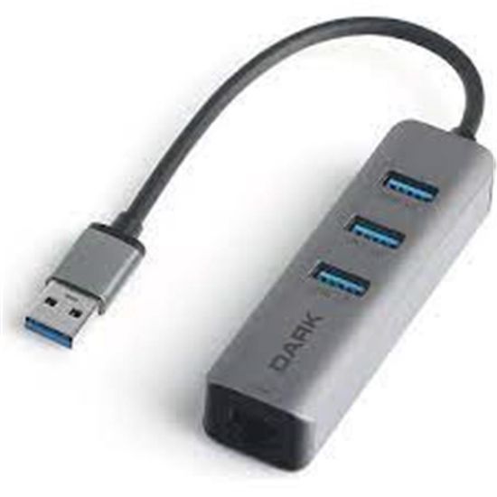 Dark DK AC NTBRX2000 usb 3.0 Gigabit RJ45  Ethernet Çoklayıcı Adaptör resmi