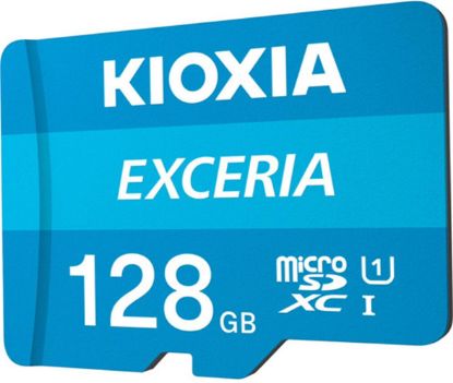 Kioxia 128GB Exceriag2 Micro SDXC U1 V30 4K 100/50 MicroSD Kart resmi