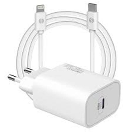 S-link SL-EC62PD PD lightning Kablolu 20W PD3.0/Quick Charge QC4.0 Hızlı Ev Şarj Adaptörü resmi
