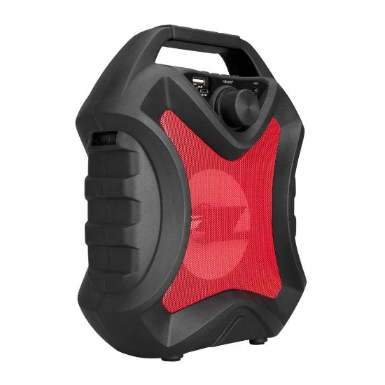 Mikado MD-5BT X-Life 5W 1200mAh Siyah/Kırmızı USB/SD Cart/Bluetooth Kablosuz MP3 Oynatıcı Hoparlör resmi