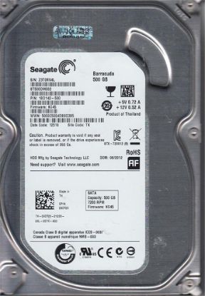 Seagate 500GB ST500DM002 BarraCuda SATA 3.0 7200 RPM 3.5" Harddisk (İthalat) resmi