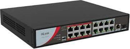 Hilook NS-0318P-130(B) 16 Port 10/100 Poe Switch 1x1000 Mbps RJ45 Port, 1x1000 Mbps SFP  resmi