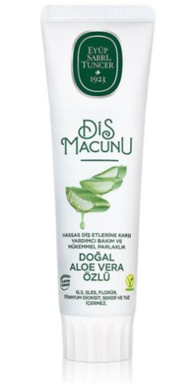 Eyüp Sabri TuncerDoğal Aloe Vera Özlü Diş Macunu 90 ml resmi