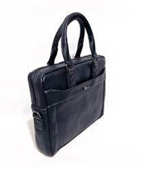 Mikro St.2223 Siyah Suni Deri Evrak Çantası resmi