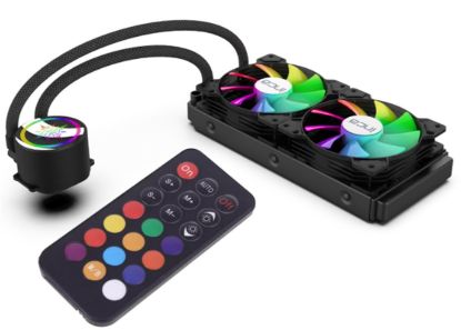 Inca ISS-02XN Intel/amd 2X120MM Argb LED Fanlı Am5 Control Remote Cpu Liquid Cooler resmi