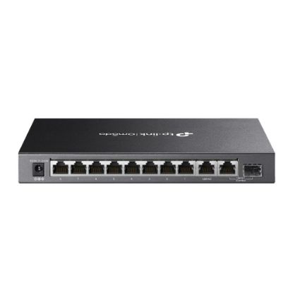 Omada Tp-Link DS110GMP 8 Port 10/100/1000 Poe+ Switch 1 Port SFP + 1 Port Uplink Çelik Kasa Rack  resmi