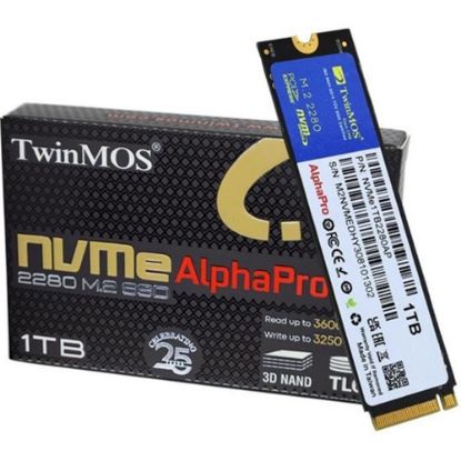 TwinMOS 1TB M.2 PCIe Gen3 NVMe SSD (3600-3250Mb/s) NVMe1TB2280AP TLC 3DNAND Ssd resmi