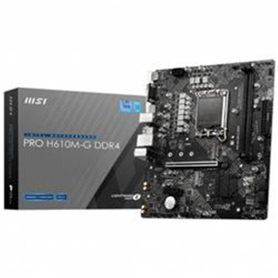 MSI PRO H610M-G DDR4 SOKET 1700 DDR4 3200(OC) PCI-E GEN 4 M.2 USB3.2 1X 1G LAN MATX  ANAKART resmi