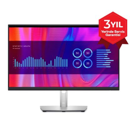 Dell 23.8" P2423DE 2560x1440 60Hz 8ms HDMI DP Type-C IPS Monitör resmi