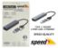 Speed UET01 10/100/1000 USB / Type c 3 Port USB 3.0 Çoklayıcı Gigabit Ethernet Çevirici resmi