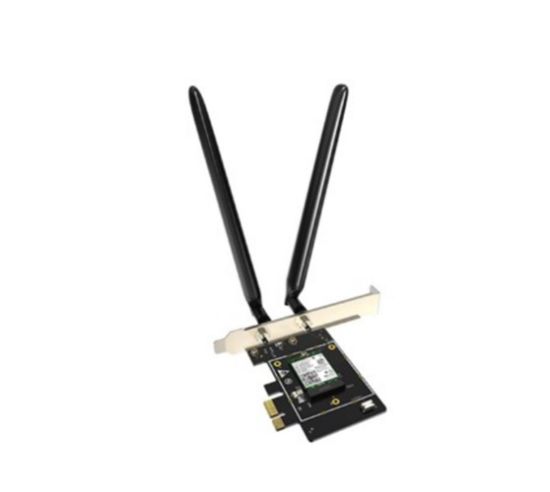 Tenda E33 AX5400 Wi-Fi 6 + Bluetooth 5.0 PCI-E Adaptör resmi