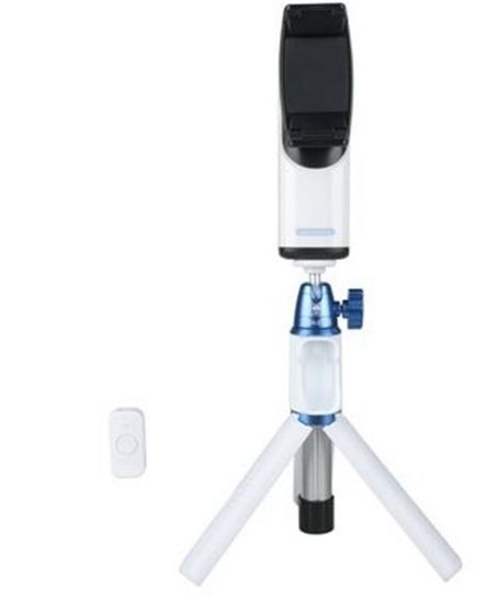 Sirui VK-2W Mobil Gimbal + Çok Fonksiyonlu Masa Üstü Tripod Seti Beyaz Selfi resmi