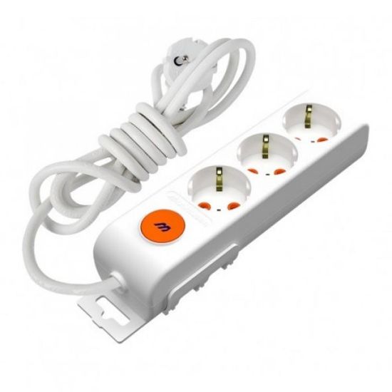 Mutlusan Rı-Tech 3lü 3mt AnahtarTopraklı  Grup Priz  (001 175 320002 03 00) resmi