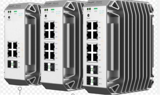 Reyee RG-NIS3100-4GT2SFP-HP 4 Port Poe+ 2 Port SFP 10/100/1000 Endüstriyel Switch resmi