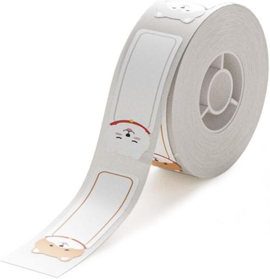 NIIMBOT T14*50-130PUPPY Beyaz-Renkli 14X50MM Termal Etiket  resmi