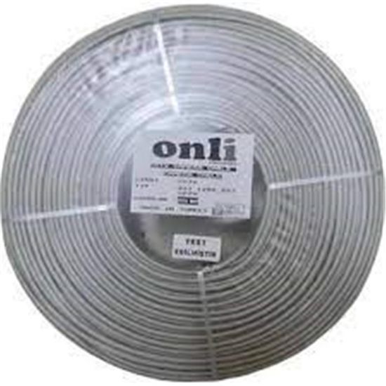 Onli  ON-4140 4+1 1x0,50 mini Coax 2x0,22mm 100 metre CCA Kamera Kablosu resmi