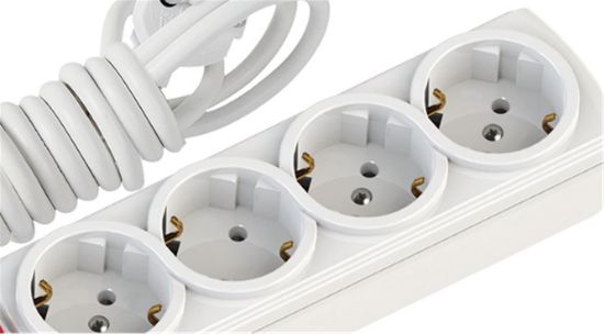 Mutlusan Rı-Tech 4lü 5mt Anahtarlı Ups Grup Priz(001 175 440002 05 00) resmi