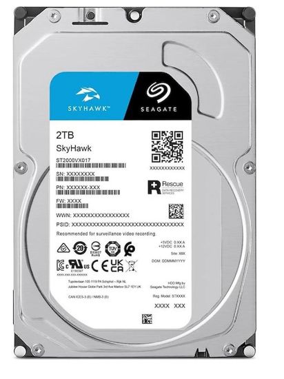 Seagate 2TB ST2000VX017 5900Rpm 256MB Harddisk 7/24 Güvenlik Diski (İthalat) resmi