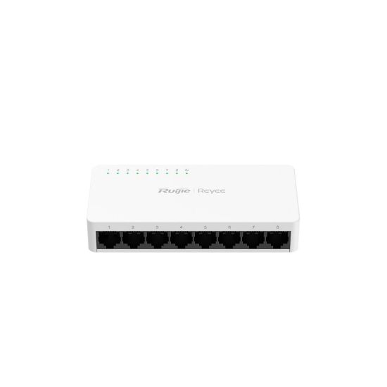 Ruijie Reyee RG-ES08G-L 8 Port 10/100/1000 Mbps Yönetilemez Switch Plastik Kasa resmi