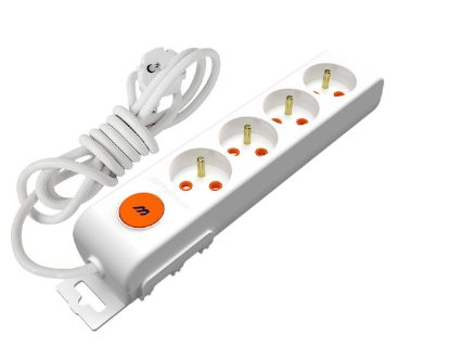 Mutlusan Rı-Tech 4lü 3mt Anahtarlı Ups 001 175 440002 03 00 Grup Priz resmi