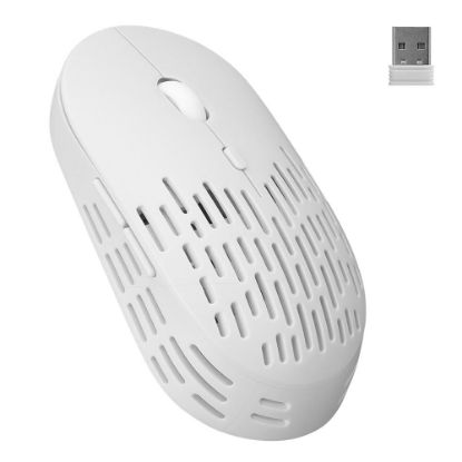 Altec Lansing ALBM7422 Beyaz 2.4GHz Şarj Edilebilir Tek Renkli 1600DPI Optik Kablosuz Mouse resmi