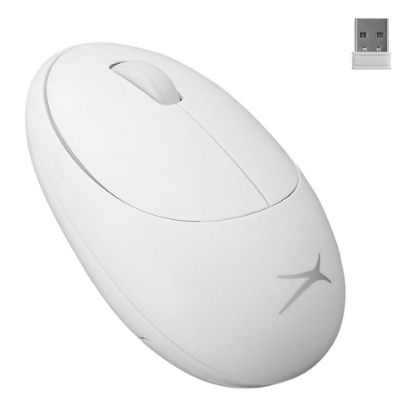 Altec Lansing ALBM7335 Beyaz 2.4GHz USB 1200DPI Alkalin Pilli Kablosuz Mouse resmi