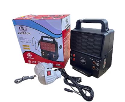 Everton Rt-913 /Usb/Tf Card /Mp3/Bluetooth/Mp3Güneş Enerjili Işıklı Radyo 2 Ampul Set resmi