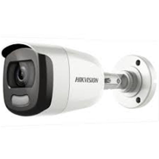 Hikvision DS-2CE10DF0T-LPFS 2mp 2.8mm Sabit Lens Ahd Colorvu Renkli Bullet Kamera resmi