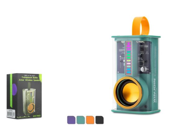 Hadron  K07PRO Yeşil  Bluetooth Speaker 5W 102*61*47MM  resmi