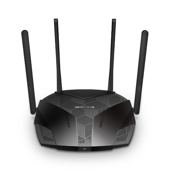 Tp-Link Mercusys MR80X Dual Bant Wifi6 4 Port Kablosuz Router AX3000 resmi