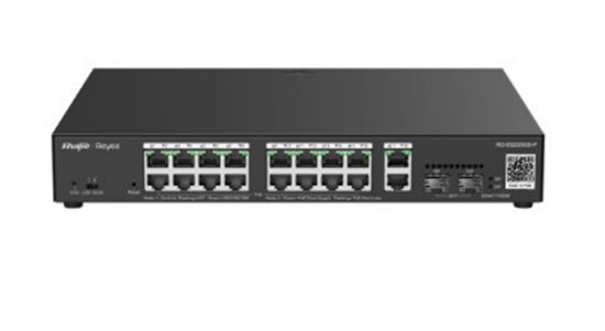 Ruijie-Reyee RG-ES220GS-P 16 Port Poe+ 10/100/1000 Mbps + 2 Port SFP + 2 Port Uplink Yönetilebilir resmi