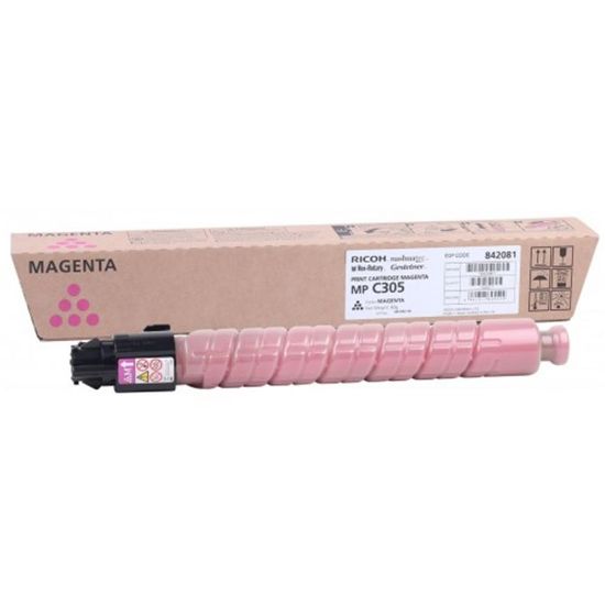 Ricoh MP C305 Magenta Kırmızı Orjinal Fotokopi Toneri MP C305SP/305SPF 4.000 Sayfa resmi