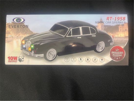 EVERTON RT-1958 Kırmızı Arabalı  Bluetooth Fm/Usb/Tf/Aux Şarjlı Nostaljik Radyo resmi